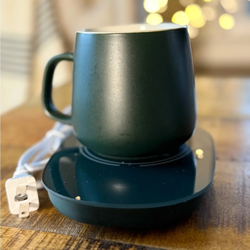 Tease Mug Warmer Set Green Excellent Matte Ceramic 16W 014N
